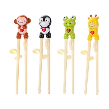 

Children's Cartoon Environmental Protection Polypropylene Learning Training Complementary Food Chopsticks Dropshipping