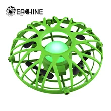 Eachine E111 мини-Дрон НЛО Инфракрасный зондирующий контроль ручной летающий самолет Квадрокоптер инфракрасная индукция Intlligent BNF RC детская игрушка