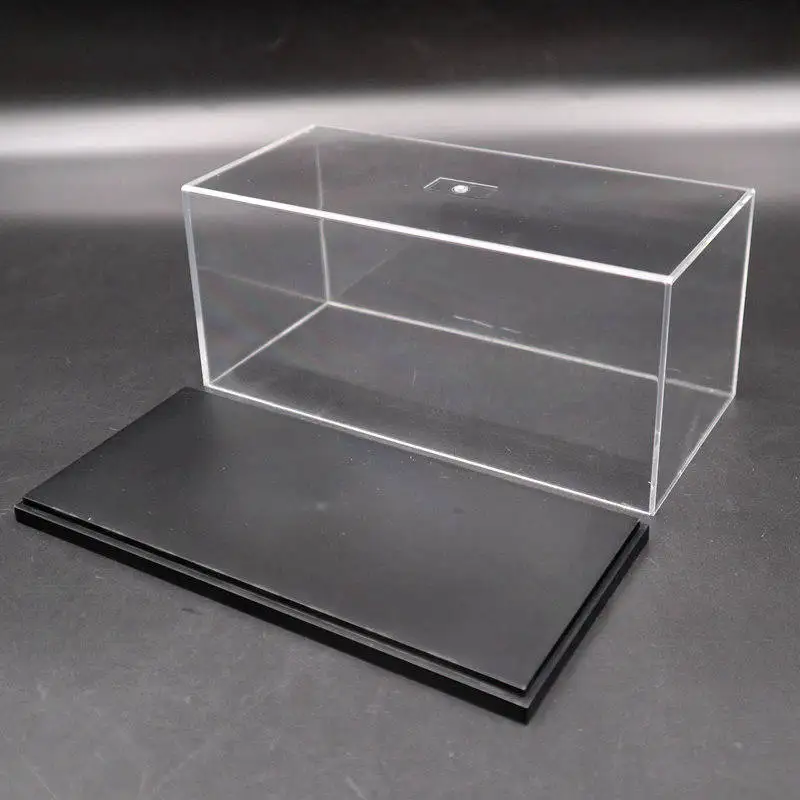 1:24 Acrylic Case Model Car Display Box Show Transparent Dust Proof 29cm Clear 