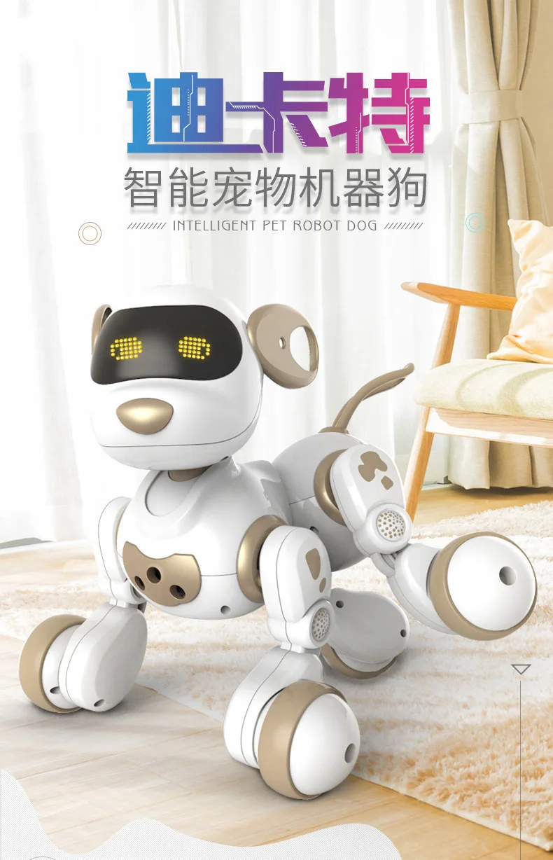 Intelligent Robot Dog AMWELL Decatur 18011 Children'S Educational Early Childhood Pet Electric Remote Control Dialogue Toy Dog