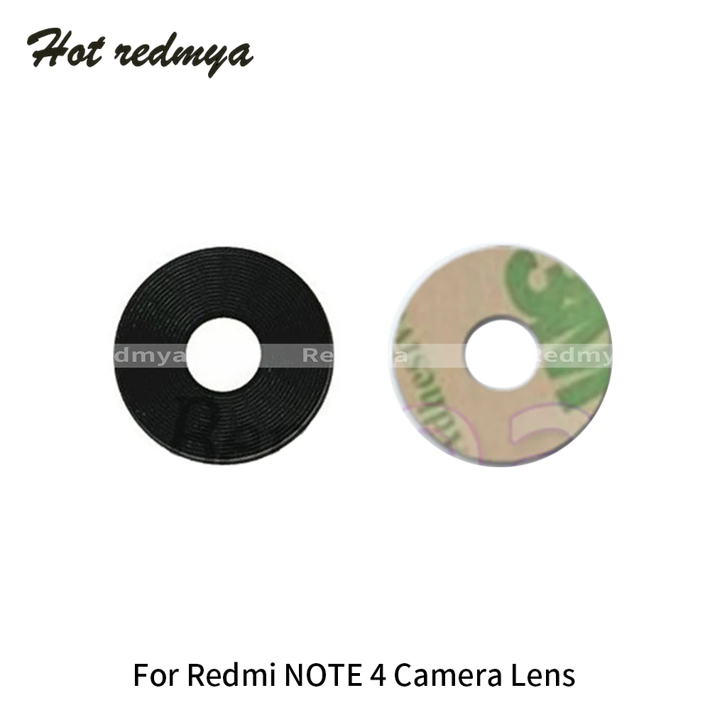 For Redmi Note 4 Задняя камера со стеклянным объективом для Xiao mi Red mi 5 6 6A plus pro/S2/Y2/Note 4 5 6/mi A1 A2 lite 8 SE/mi x 2 S/mi Max 3 Камера объектив - Цвет: For Redmi Note 4