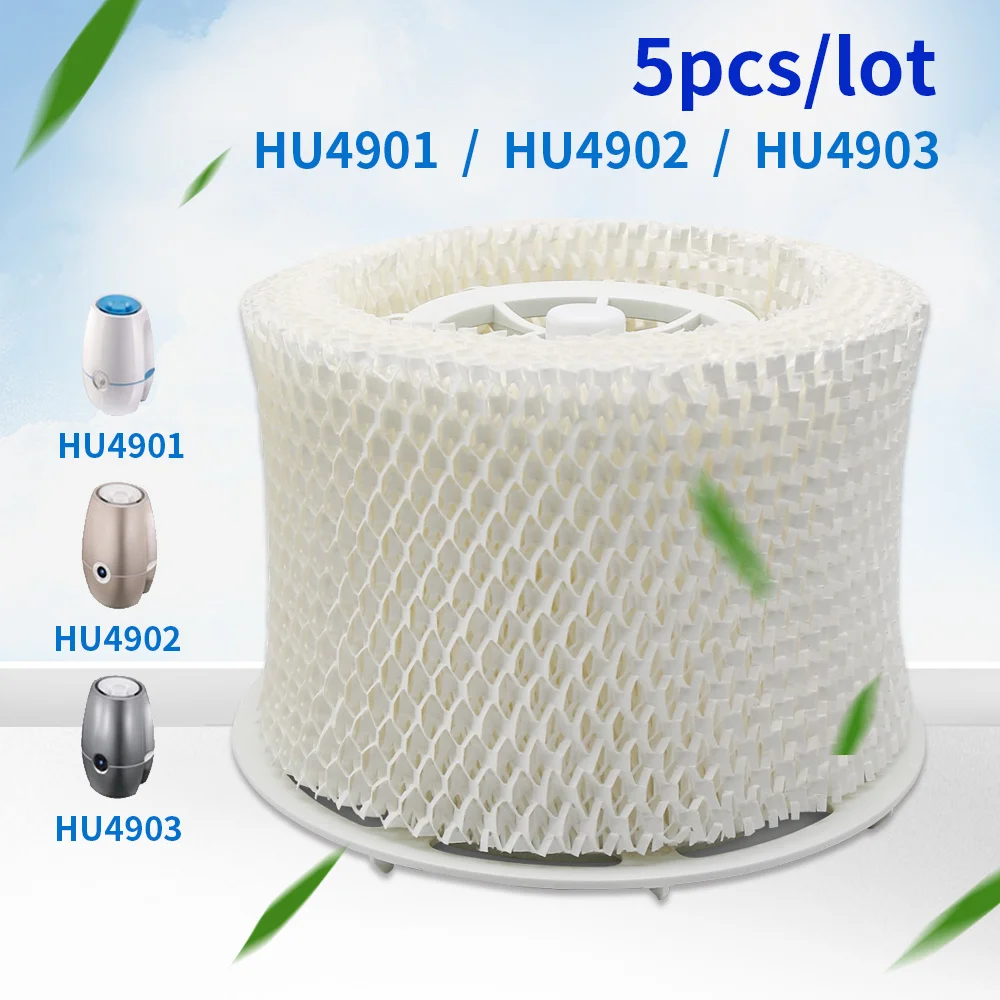 

5pcs/lot HU4101 humidifier filters,Filter bacteria and scale for Philips HU4901/HU4902/HU4903 Humidifier Parts