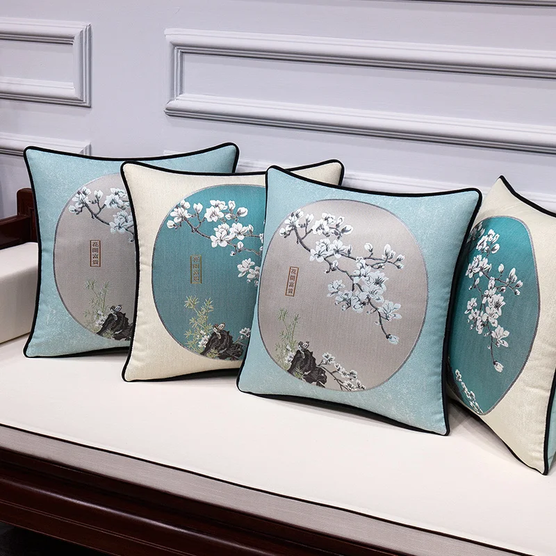

Цветочные Классические диванные наволочки, высококачественные роскошные наволочки с бабочками и Журавлями на поясницу, декоративные наволочки для дивана-кровати