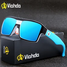 Viahda, новинка, поляризационные солнцезащитные очки, мужские очки для вождения, мужские солнцезащитные очки, Ретро стиль, роскошные, фирменный дизайн
