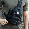 Sac tactique militaire en bandoulière, pour Sport en plein air, sac de poitrine USB, pour voyage avec bouteille et pochette, sac à dos de randonnée ► Photo 3/6