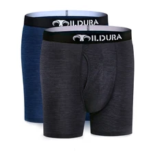 Мужское нижнее белье из мериносовой шерсти, мериносовая шерсть, 2 пары в упаковке, мужские трусы-боксеры, нижнее белье из мериносовой шерсти, впитывающее дышащее, мягкое, размер S-XXL