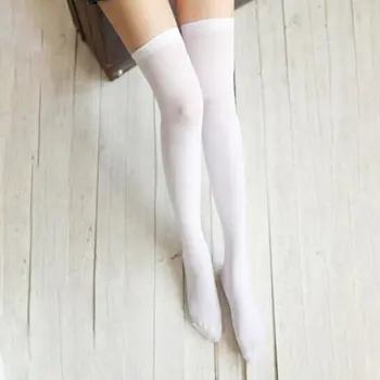 

OUTAD Autumn Winter Candy Color Children tights stockings for girls Kidss Pantyhose dance tights Over Knee Socks Hot Sale