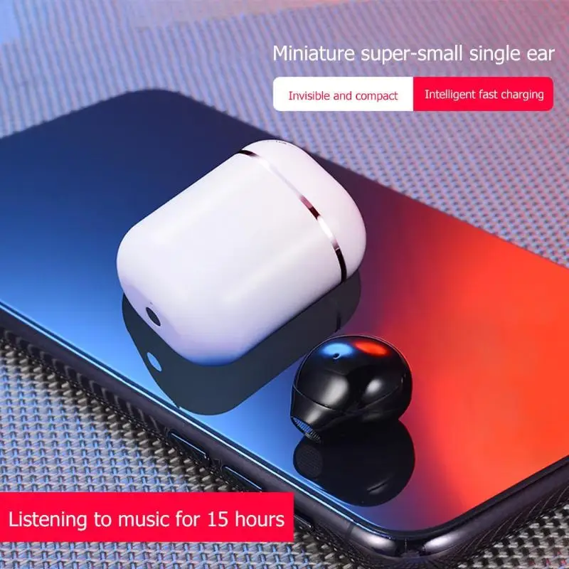 Мини Беспроводной Bluetooth наушники с зарядный чехол стерео наушники Hands-free наушники для Xiaomi huawei