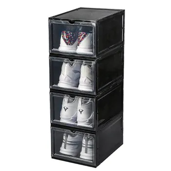 

shoe box basketball shoes storage box a transparent shoe box 2 pcs big shoe box