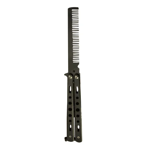 Comb 03 1 шт., складной нож, тренировочный нож, титановый нож, нож-бабочка, cs go, для защиты, для охоты, инструменты для выживания - Цвет: Comb 03