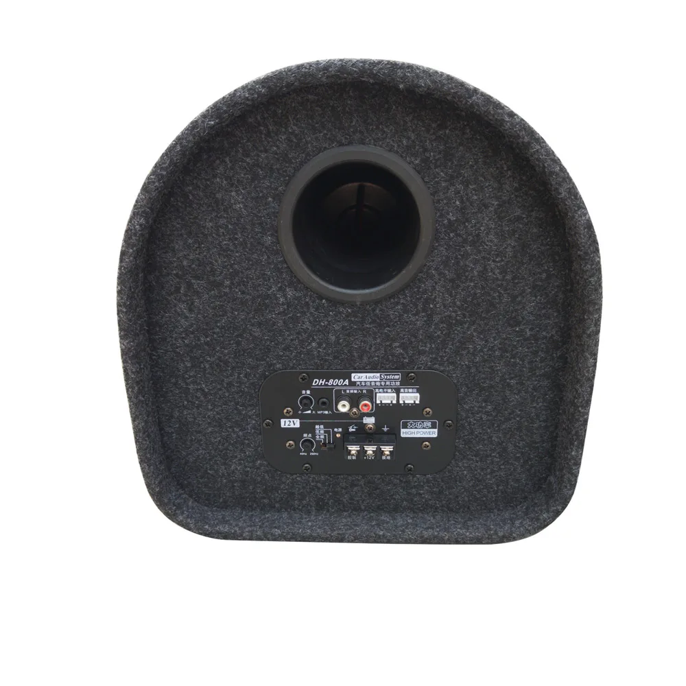 12V High Power Car Subwoofer Speaker 10 Inch Cylindrical Subwoofer Amplifier Car Universal Stereo Music Player Speaker