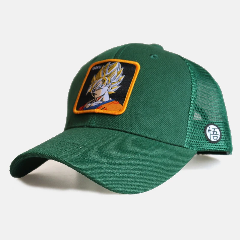 Мультяшный персонаж Dragon Ball сатана Mr. Бейсбольный сетчатый головной убор открытый оттенок шесть сетчатый головной убор Хип Хоп Кепка
