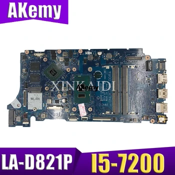 

Akemy for Dell Inspiron 7460 7560 Laptop Motherboard i5-7200U CPU BKD40 LA-D821P 100% Tested Mianboard