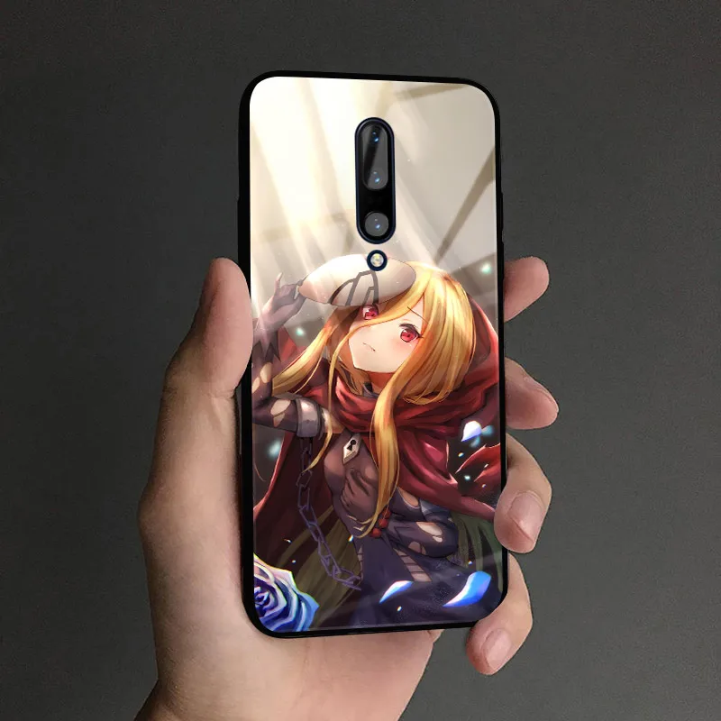 AE 2125 Чехол для телефона аниме Overlord Albedo Shalltear для oneplus 6 6t 7 7T pro, закаленное стекло, мягкий силиконовый гладкий Чехол из ТПУ - Цвет: AE 2125