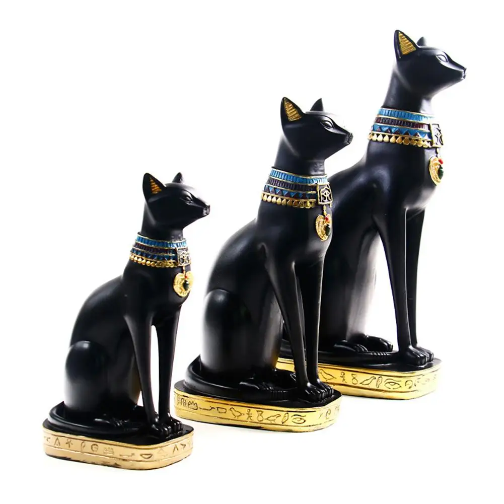 Коллекционная Фигурка египетской богини бастет котов статуя для домашнего офиса