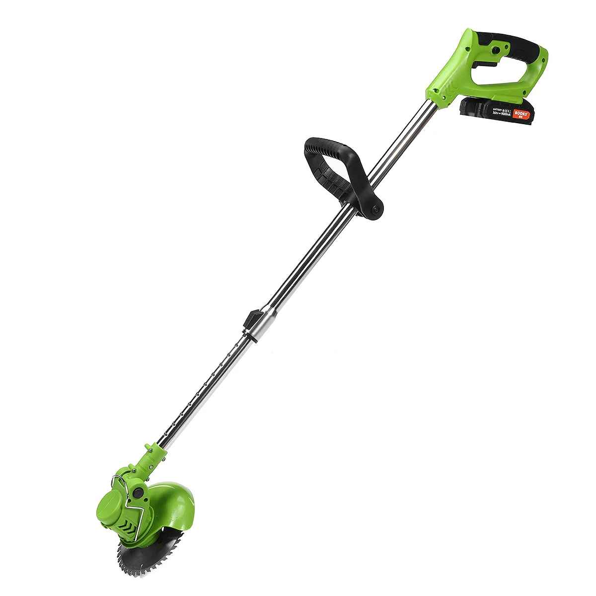36Vf 1680W Electric Grass Trimmer with 2 Batteries Length Adjustable Garden Pruning Cutter Tools Wireless Cordless Lawn Mower
