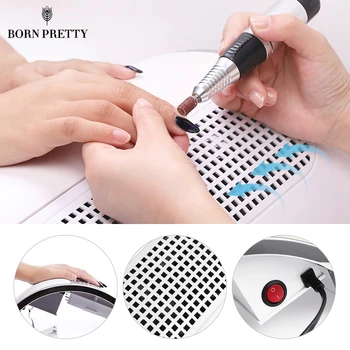 

40W Nail Dust Suction Collector with 3 Fan Vacuum Cleaner with 2 Dust Collecting Bags Low Noisy Nail Art Equipment Too
