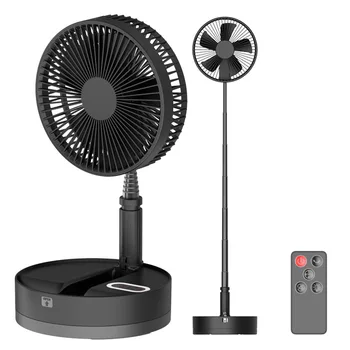 

Summer essential artifact P10 timing remote control fan telescopic floor desktop office home fan light