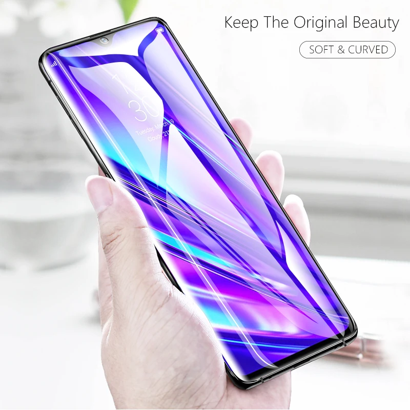 CHYI Гидрогелевая пленка для oppo A5 A9 2020 изогнутая Защитная экрана мягкая