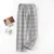 Fdfklak New Plaid Cotton Ladies Pajama Pants Пижамные Брюки Women Sleep Bottoms Lounge Wear Sleep Pants Весна Лето Q1311