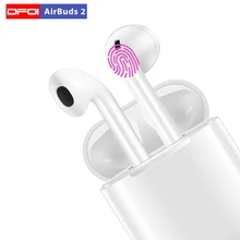 DFOI AirBuds 2 Bluetooth наушники беспроводные наушники гарнитура настоящие беспроводные наушники спортивные Bluetooth наушники 5,0 мини TWS HIFI