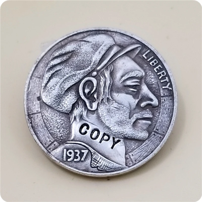 Никелевые монеты Hobo копия _ type #11 C2-S с гравировкой в виде американского бизона из