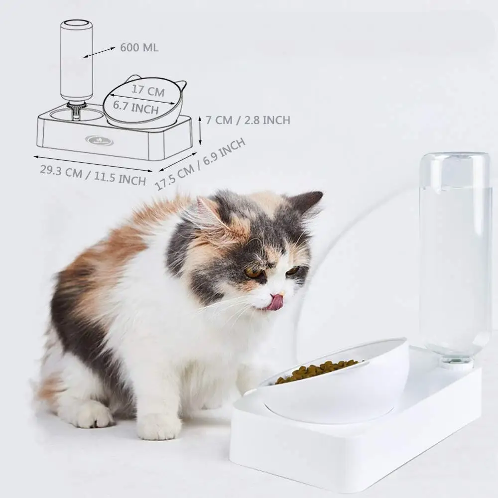 

Automatic Dog Waterer Bowl Drinking Fountain Feeding Bowls For Cats Dog Pet Food Container Dish Water Feeder Cat Bowls Feeders