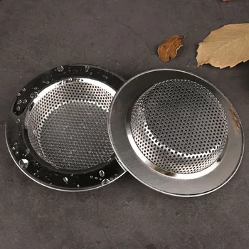 

Kitchen Sink Filter Drain Hole Filter Increase Thickening Edge Tank Filter Stainless Steel Sewer Floor Drain Cover Sink Filter