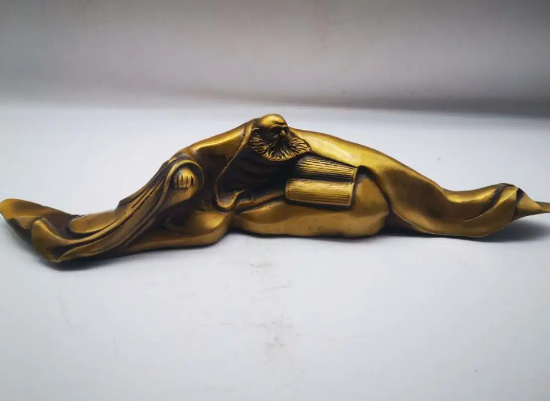 

China brass Bodhidharma Buddha crafts statue