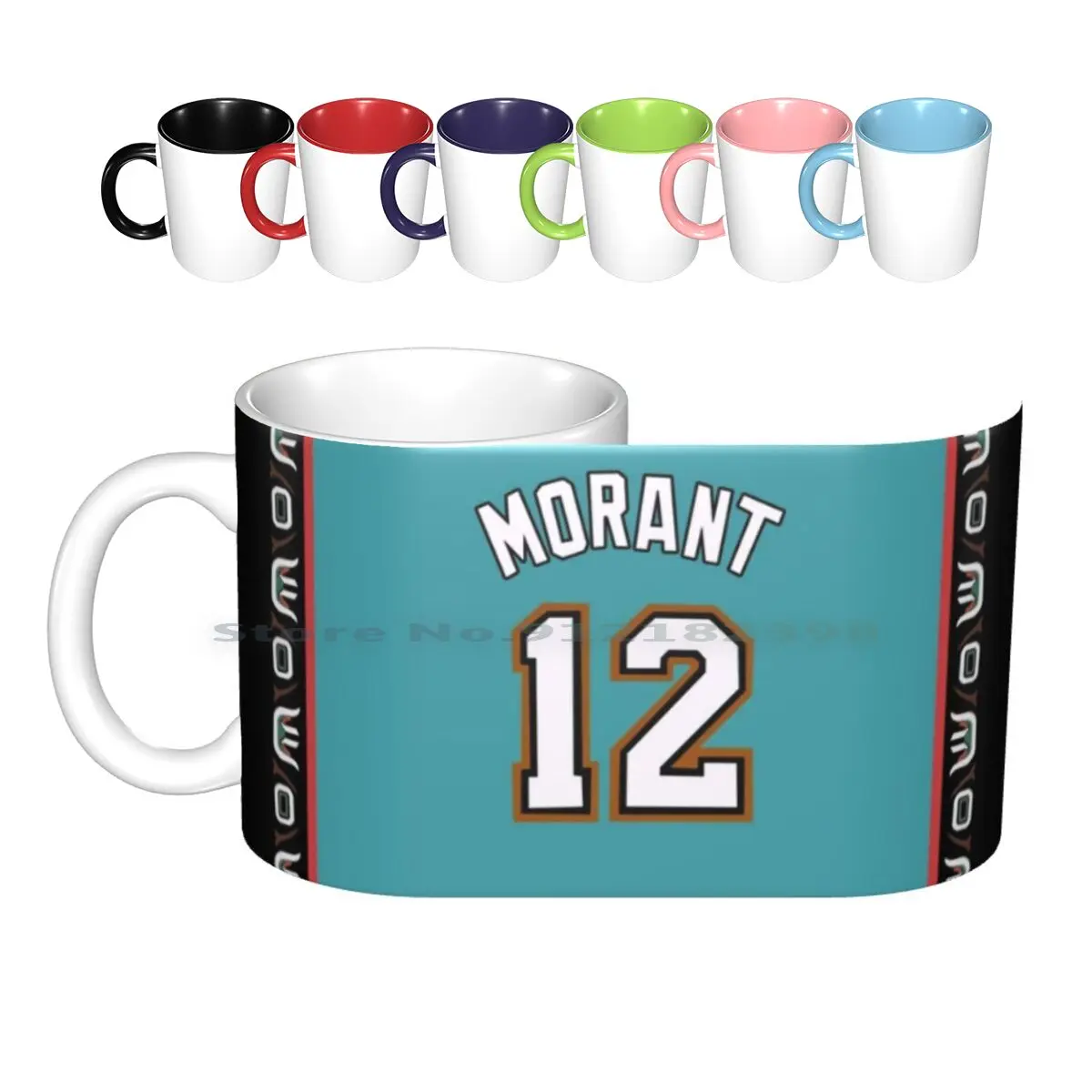 Ja Morant Ritorno Al Passato Jersey Tazze In Ceramica Tazze Da Caffè Tazza Da Tè Al Latte Pallacanestro Ja Morant Tendenza Creativa Tazza Da Regalo Vi