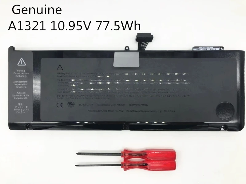 Новая батарея ONEVAN A1321 для Apple MacBook Pro 1" A1286 2009 2010 Версия 020-6380-A MC118LL/A MC372 MC371 MB985 MB986LL/A