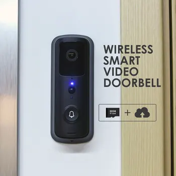 

V30 1080P Video Visual Doorbell 2 Way Talking Home Security Smart Doorbell APP Surveillance Doorbell Safety Support iOS Android