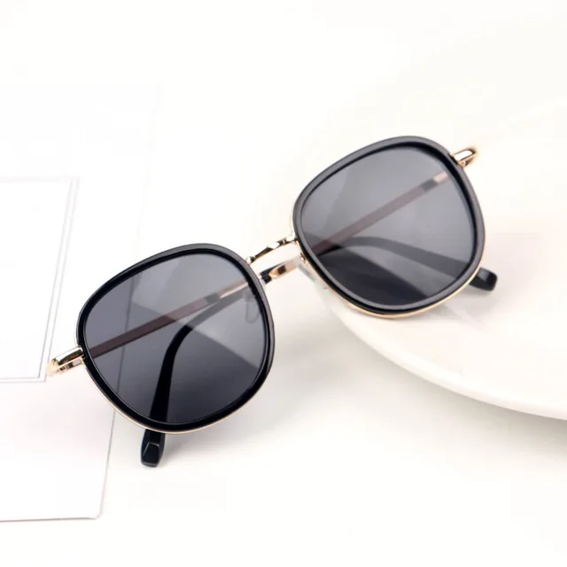 Children's Sunglasses Girls Boys Brand Luxury Designer Square Kids Sun Glasses Fashion Pink Frame Shade Baby Eyeglasses UV400 black