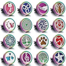 Красочный автомобильный освежитель воздуха автомобильный парфюмерный диффузор клип автомобильный освежитель воздуха на вентиляционную решетку эфирные масляные духи в медальоне с диффузором