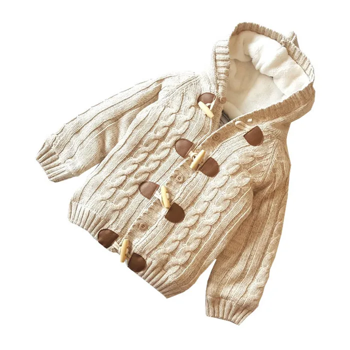 Rlyaeiz Children Sweater Autumn Winter Casual Kids Thickening Warm Pullover Knitwear Knitting Baby Girls Boys Sweaters