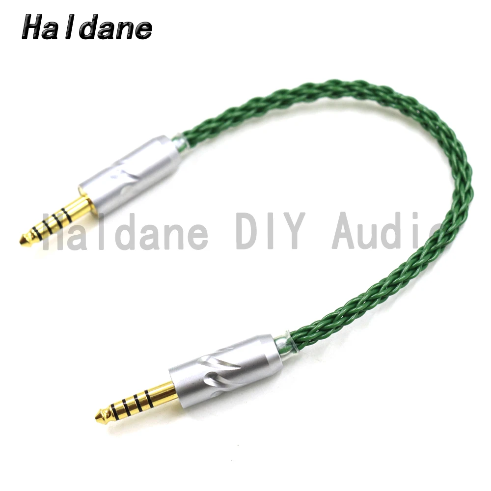

Haldane 26AWGx8 OCC Silver 4.4 Balanced Male to Male Adapter Cable Fever Recording for Audio Eadphone Amplifier Furutech-Type