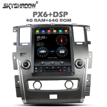 

Vertical Tesla Car DVD Player DSP IPS PX6 Android 9.0 4G + 64GB SIM GPS Radio wifi Bluetooth 5.0 For Nissan Patrol 2013-2017 M/C
