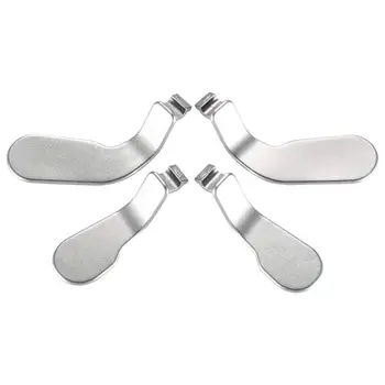 

4 pcs Metal Stainless Steel Paddles Hair Trigger Locks Replacement Parts Video Games Accessories Kits for X box One Elite Contro