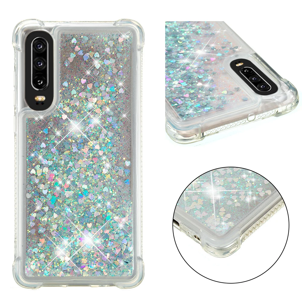 For Huawei P8 P9 P10 P20 P30 Lite Glitter Case For Huawei P10 P20 P30 Pro 2