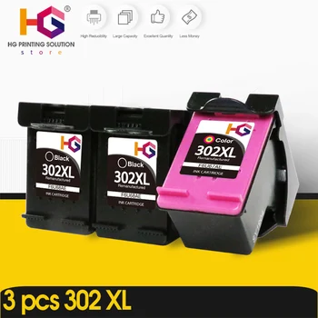 

3 pack Replacement for HP 302 XL hp302 hp302xl 302xl Ink Cartridge For HP Deskjet 2130 3630 ENVY 4520 Officejet 4650 printer