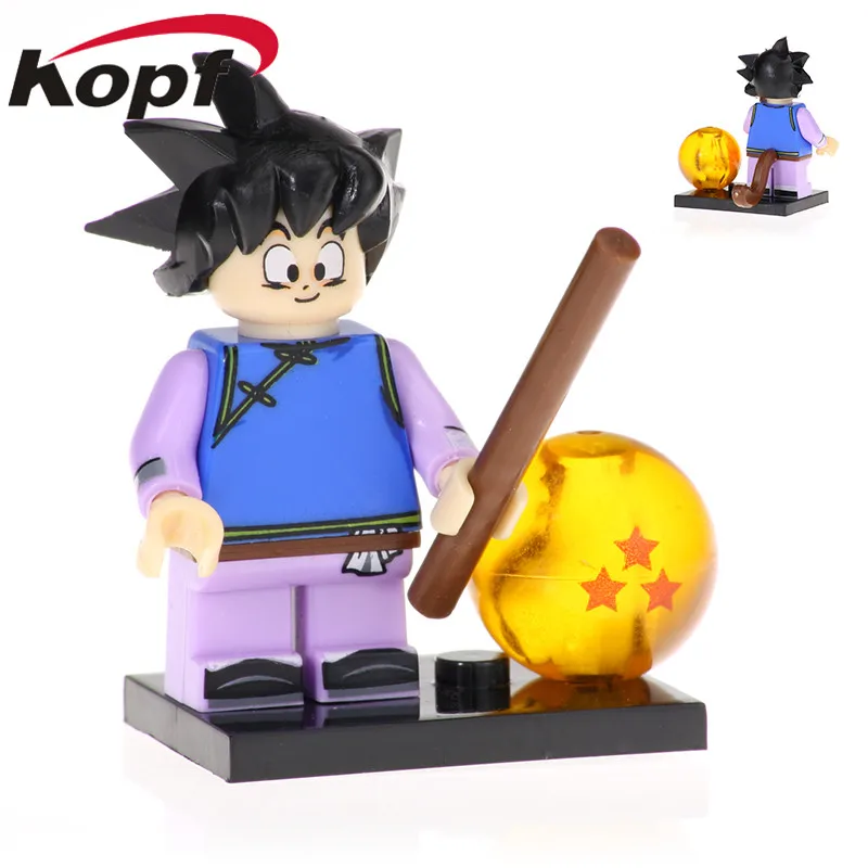 20 шт. PG1461 Dragon Ball Goku Black Nappa Son Goku Burdock Torankusu Android 18 строительные блоки куклы кирпичики для детей игрушки - Цвет: PG1369 20Pcs No Box