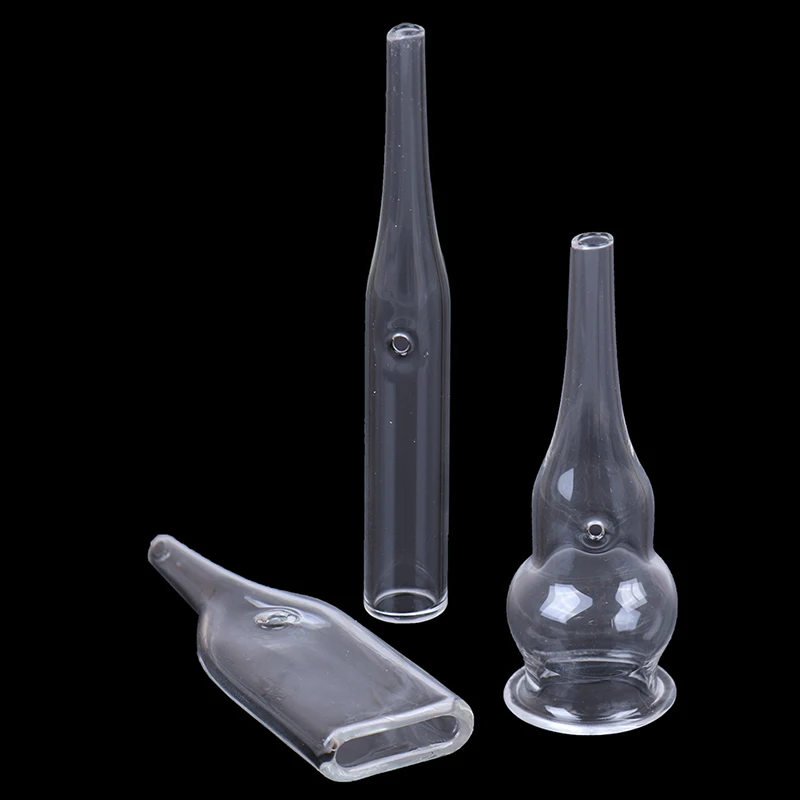 1pc Vacuum Glass Pipes For Blackhead Removal Face Pore Cleanser Beauty Machine 3Style Face Care Accessories