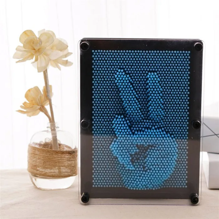 ГОРЯЧАЯ Детская забавная игрушка пластиковая 3D DIY модель антистресс клон отпечаток пальца иглы слизи рук Плесень Детские развивающие игрушки CUN 668
