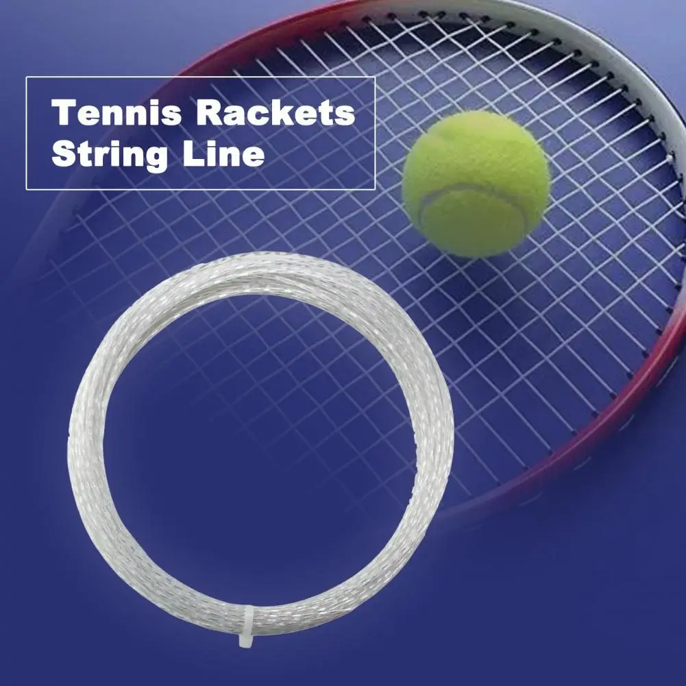 1.30MM high elastic tennis racket string, nylon titanium wire, crystal