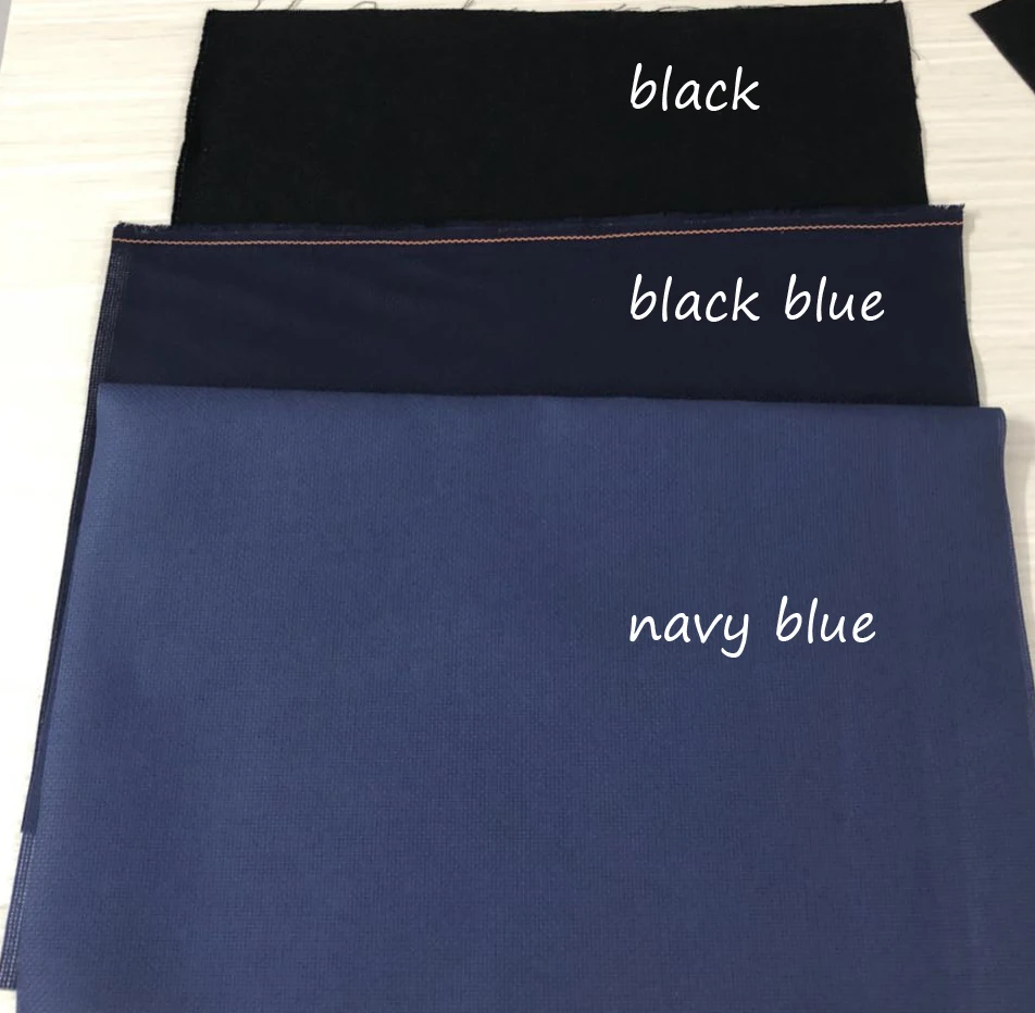 Amishop Cross Stitch Embroidery Canvas, Dark Blue, Black Navy Blue Color, Aida, Top Quality, 14ST, 14CT, 100x150cm