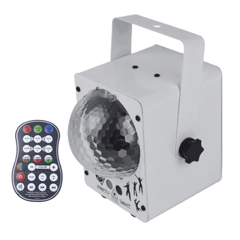 

3LED 60 Pattern RC Laser Effect Lights Sound Control Disco Ball Stage Lamp