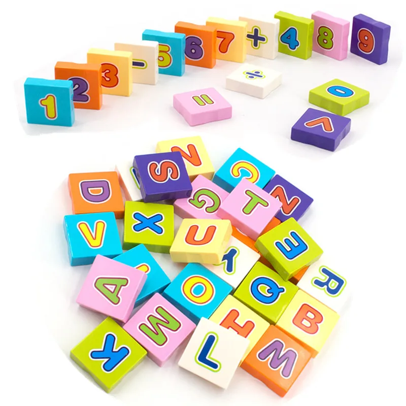 2020 New Juguetes Big Bricks DIY Children Eduational Toys Building Blocks Hollow Numbers Letters for Boys Girls Gift Montessori | Игрушки и