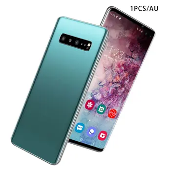 

S10+ 6.6 inch Glass back cover Android smart domestic mobile smart phone Full screen smart phone 1+16g