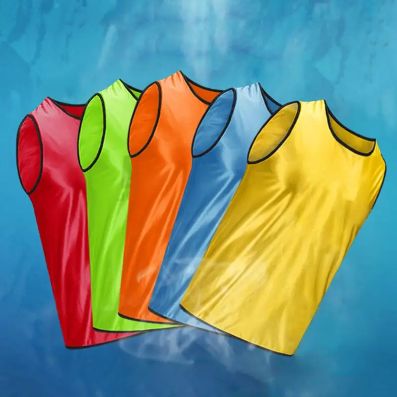 

Sleeveless Soccer Training Team Vest Football Jerseys Sports Shirts Adults Breathable For Men Women Basketball Grouping