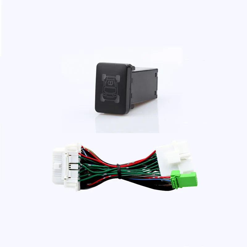 Автомобильный OBD TPMS монитор давления в шинах безопасная система сигнализации без датчика Комплект для Toyota Camry 2012- Prado Siena RAV4 - Цвет: For Prado 10-17